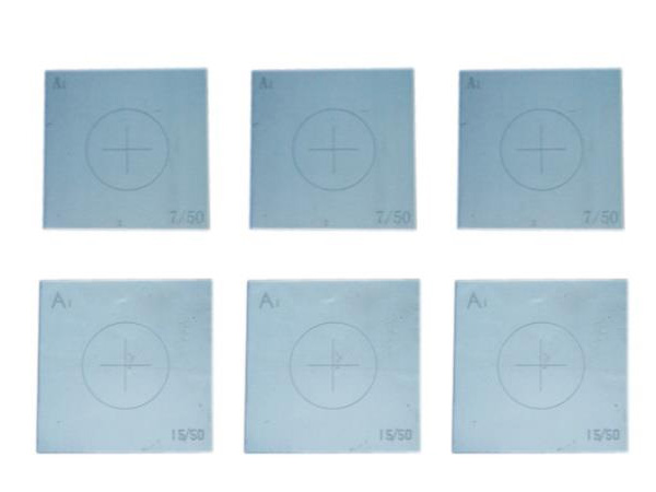A 型号标准试片（100μm）